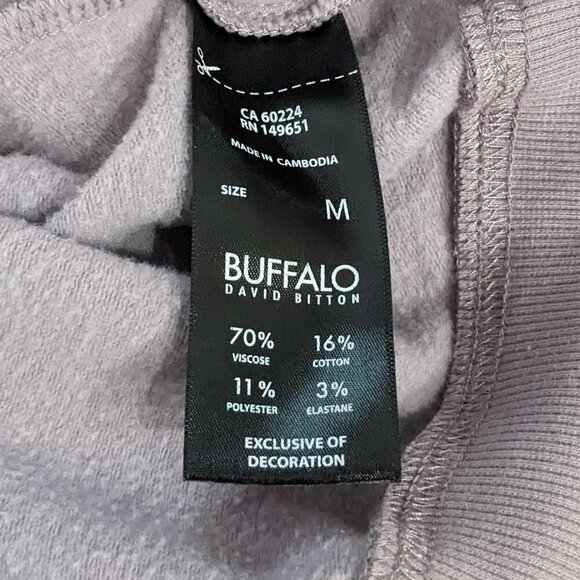 Buffalo by David Bitton Purple Iris Leopard Hoodie - Picture 3 of 3